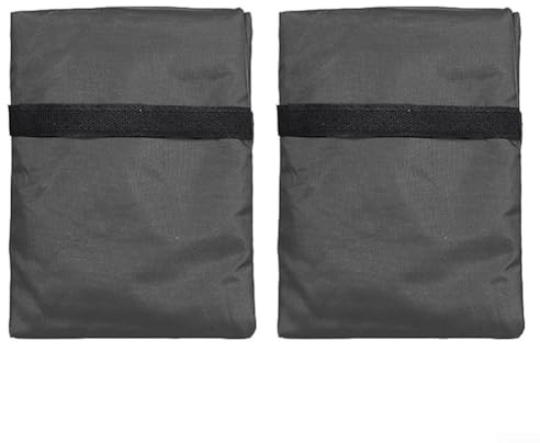 Funda para grifo al aire libre, 2 piezas de 21 x 15 cm, cubierta aislante de protección contra heladas, funda anticongelante impermeable Oxford 420D/600D (gris 420D)