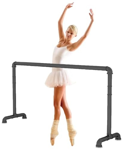 SaryEdge Barre de Ballet Type A, 95 cm de Haut, Barre de Danse Fitness Portable indépendante en Acier, 3,3-6,6 Pieds .,Black-1.5M/5FT,Black-1.5M/5FT