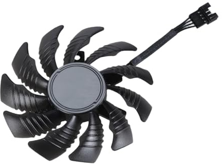 AMISENK Ventilador de refrigeración de tarjeta gráfica de 78 mm PLD08010S12HH para RTX3050 3060 GAMING mejora y disipación de calor eficiente refrigeración de PC