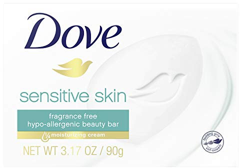 Dove Bar Soap for Sensitive Skin 3.15 oz (Pack of 8)