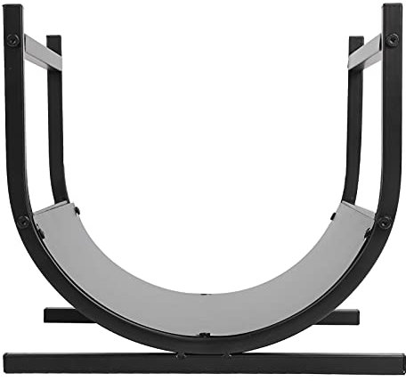 Dioche Porte Bûches de Cheminée Grande Capacité Range-bûches Support de Bois de Chauffage Cheminée Panier à bûches Étagère à Bois de Cheminée en Fer pour Intérieur Extérieur