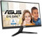 ASUS VY229Q Monitor Eye Care da 22” pollici (21.45) FHD (1920 x 1080), IPS 75Hz, Tempo di Risposta 1ms, FreeSync, Color Augmentation, Rest Reminder, Filtro Luci Blu, Anti-sfarfallio, DisplayPort, Nero