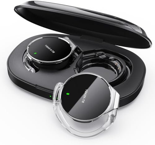 auricular Bluetooth 5.4 in-ear, abiertos inalámbricos, cancelación de ruido, clip gota, deportivos 4 micrófonos, ajuste cómodo