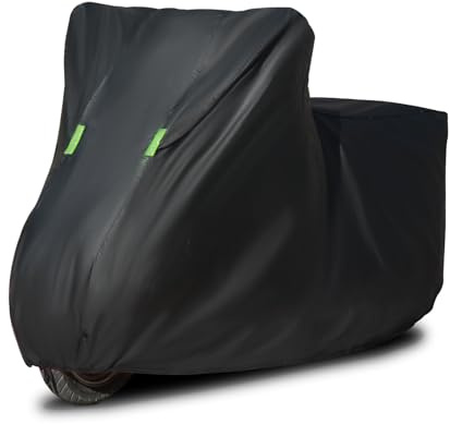Fundas Motos para Honda NX 500 (2024), Protector UV Cubierta Motocicleta Impermeable Scooter Exterior/Interior,Black