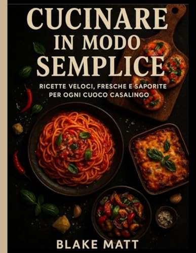 CUCINARE IN MODO SEMPLICE: Ricette veloci, fresche e saporite per ogni cuoco casalingo (Un libro di cucina)