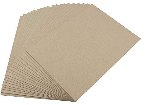 House of Card & Paper Grey Kraft Board 1500micron 945gsm A4 Size 20 Sheets per Pack, HCP472
