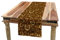 ABAKUHAUS Western Tischläufer, Hufeisen Motiv Scheune, Esszimmer Küche Rechteckiger Dekorativer Tischläufer, 40 x 180 cm, Hellgelb Braun