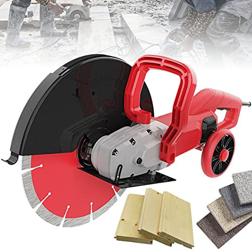 RCBDBSM Rozadoras Eléctricas, 6800W Multifuncional Rozadora Pared Profesional para Corte de Mármol, Granito, Hormigón, Profundidad 130 mm, Diámetro de La Hoja de Sierra 355 mm