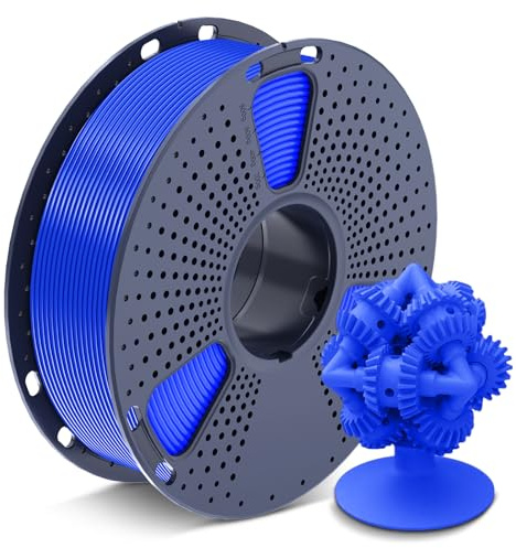 SUNLU ASA Filament 1.75mm, UV Regen Hitzebeständig und Robustes 3D Drucker Filament, Ideal für den Druck von Mechanischen Funktionsteilen im Freien, 1kg Spool, ASA Blau
