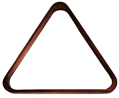Perfeclan Estante Triangular de Billar de Madera, Estante de trípode de 57,2 mm para Piscina, 8 Bolas, Suministros, para posicionamiento, Rojo