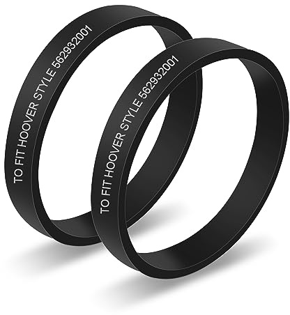 Vacuum Belt for Hoover Elite Rewind Plus Upright Vacuum, Replace Part #562932001 AH20080 38528-033 38528-058 Fit for UH71012, UH71200, UH71003, UH71013, UH71009, UH72003, UH72011 (2 Pack)