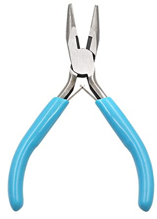 Alicates de acero para joyería de punta redonda, alicates de corte lateral, alicates de corte lateral, para hacer joyas