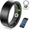 Ultra Light Smart Ring for Women Men -2.5g Fitness Tracker Ring with Heart Rate Monitor, Blood Oxygen, Sleep Tracker, 10ATM Waterproof, Step tracker, 7 Day Battery Life ,iOS/Android Compatible