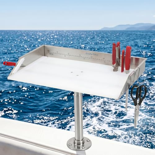 20 Boat Cutting Board, Fishing Filet Table with Tool Holder & Cover, CT607