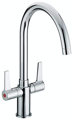 Bristan DUL SNK EF C Design Utility Lever Easyfit Kitchen Sink Mixer Tap with Swivel Spout, Chrome
