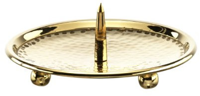 Kerzenteller mit Dorn (10cm Innen Durchmesser)