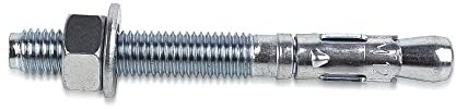 DOJA Industrial | Schwerlastanker für Schwerlast M8 | PACK 10 | Verzinkter Stahl Schwerlastduebel Betonanker | Duebel Bolzenanker | Beton Keilanker Schwerlastdübel | Ankerbolzen Schrauben