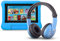 Fire 7 Kids Edition Tablet | 7 Display, 16 GB, Blue Kid-Proof Case + Made for Amazon Bluetooth BuddyPhones, PlayTime in Blue – Ages (3-7)