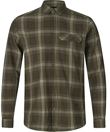 Seeland | Highseat-skjorta | jaktkläder och utrustning för proffs | hållbar högkvalitativ skandinavisk design, Pine Green Check, XXL