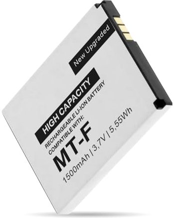 1 Stück Akku kompatibel mit AVM Fritz!Fon C5 / C4 / M2 / Fritzfon Telefon Zusatzakku 1x Ersatz-Akku für Original AVM Fritz Fon 312BAT006, 312BAT016 (1500mAh Li-Ion)