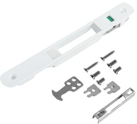 Wonvify Serratura Porta Scorrevole, Serrature per Porte e Finestre Scorrevoli, Serratura per Porte Scorrevoli Antiossidazione Resistente per Uso Domestico in Acciaio Inossidabile