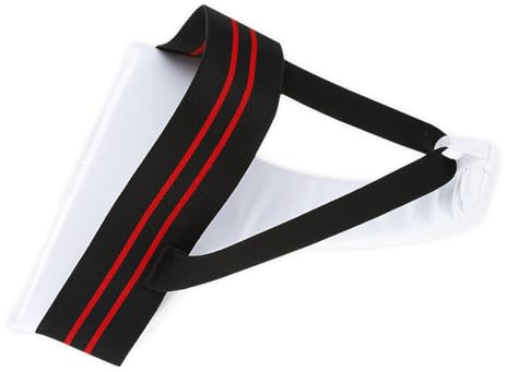 Dioche Protective Cup Womens Taekwondo Groin Guard - Ergonomic Design Boxing Karate Protector for Optimal Coverage - Durable PU Leather - Size L (M)
