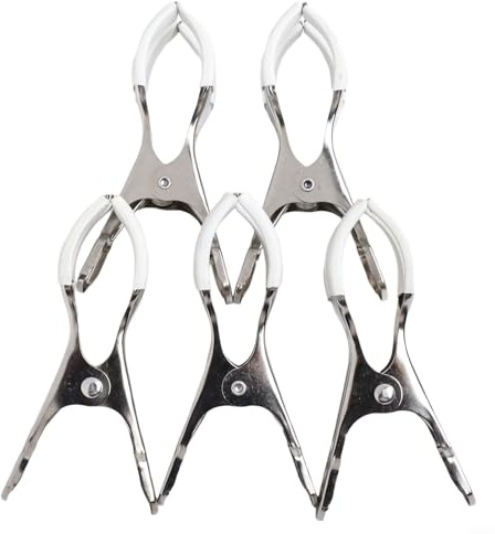 Kit di riparazione per sassofono, 15 pezzi, clip distanziali in acciaio inox per strumenti a fiato, perfette per principianti e professionisti (8 x 4 cm, 5 pezzi)