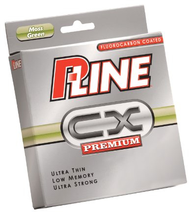 P-Line CX Premium Moss Green Fishing Line 260-300 Yard (Filler Spool)- 8LB