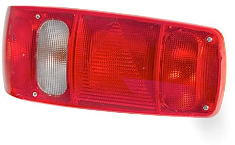 HELLA Rückleuchte - Caraluna I - Glühlampe - 12V - Einbau/geschraubt - nicht SAE/ECE - Lichtscheibenfarbe: weiß/rot - Stecker: Flachstecker - links - Menge: 1-2VA 007 502-011