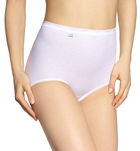 Sloggi Women's Basic Maxi 2P Brief, White, Size 14