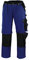 teXXor 2-in-1 Arbeitsbundhose Canvas 320 mit Cordura, 20-008352-44,Blau (Blue/Black) ,44