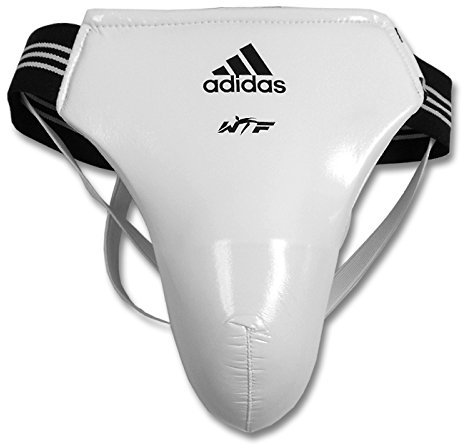 Adidas Herren WTF Tiefschutz Cup Displayschutzfolie Martial Arts – Weiß, Medium