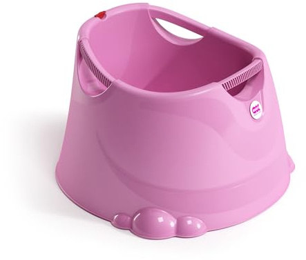 OKBABY Oplà - Vaschetta Ampia e Versatile per il Bagnetto del Neonato 12-36 Mesi (fino a 25 kg) - Rosa