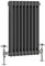 Warmehaus - Traditional Cast Iron Style Anthracite Double Column Horizontal Radiator 600 x 425mm - Perfect for Bathrooms, Kitchen, Living Room