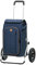 Andersen Einkaufstrolley - klappbar - 61 Liter - mit Kühlfach - Aufhängung für Einkaufswagen - belastbar 50 kg - Aluminium - Trolley - Luft-Rad Ø 25 cm - Cargo Shopper XXL Folke blau