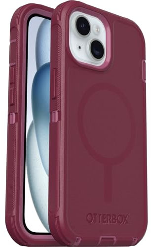 OtterBox Defender Series MagSafe Hülle für iPhone 16e, 15, 14, 13, stoßfest, sturzsicher, extrem robust, Schutzhülle, 7X getestet nach Militärstandard, Rosa