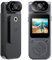 TKMARS Action Cam 1080P WiFi（ Inglese Disponibile）, 170° Grandangolare Antidistorsione + Lente Rotante 180°, Registrazione Circolare, Visione Notturna IR, Clip Magnetica/Multifunzione, Autonomia 7H