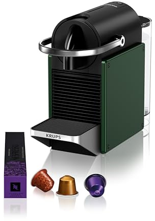 KRUPS Nepsresso Pixie Redesign Kaffeemaschine Halbautomatisch, Pad-Kaffeemaschine 0,7 l, Schnellaufheizsystem, Hochdruckpumpe, Grün, YY5361FD