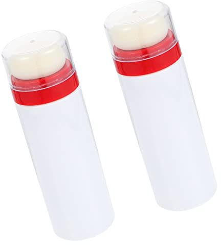 KOCKSHION Talkumpuder Behälter Mit Puderquaste 2 Stück Puderbox Aus Robustem Material Kompakt Für Reisen Und Heimgebrauch