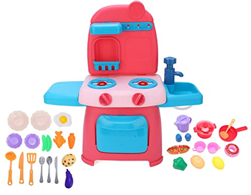 Ensemble de Jeu de Cuisine pour Enfants, Jeu de rôle de Gril éducatif, Ensemble de Jouets cultivés à la Maison pour Les Enfants