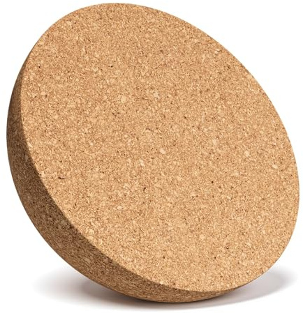 Balanceboards Planche d'équilibre en liège demi-sphère 30 x 10 cm en liège naturel – Pour équilibre, yoga, rééducation et fitness – Combinable avec des planches d'équilibre