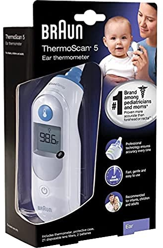 Braun ThermoScan Tympanic Ear Thermometer Digital Display 32878506015 1 Each