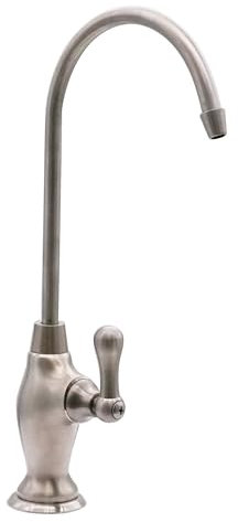 Westbrass D2033-NL-07 10 Classic 1-Lever Handle Cold Water Dispenser Faucet, Satin Nickel