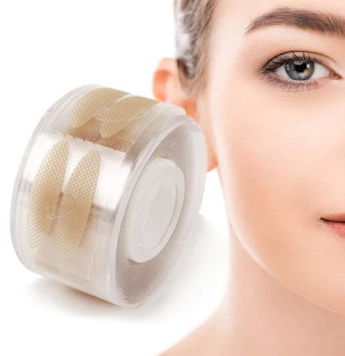 Lunette Adesive Occhi, 300Pezzi Adesivi per Occhi, Nastro a Doppia Palpebra con Custodia Protettiva, Crea Doppie Palpebre Profonde e Naturali (1 Unità (Confezione 1))