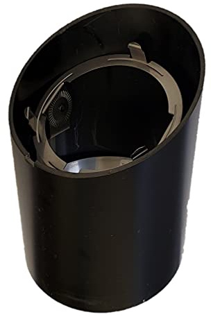 Ironsmith Lighting Products In Ground Well Light Fixture with Clear Cover - Adjustable Gimbal Ring, Clear Bulb Cover and Light Socket Kit Included, Halogen and LED Bulbs Support - Black