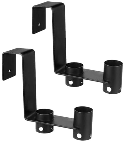 Gancho de equipo de piscina - Metal de alto rendimiento 2 piezas colgador de valla - accesorios exteriores para cubierta de pared deportes ropa de jardín