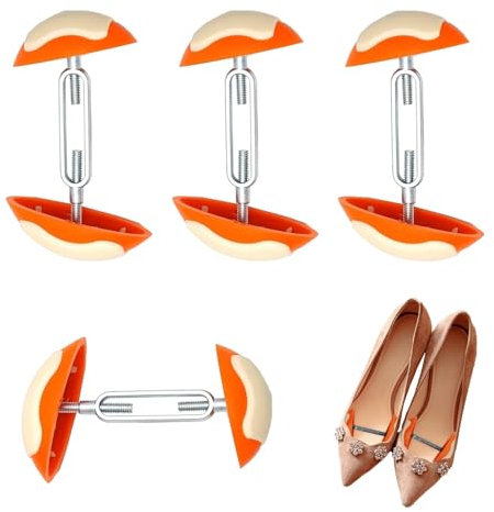 XNBTFK 4 PCS Shoe Stretchers for Women, Shoe Width Stretcher, Boot Stretcher, For Stretching Shoes,Adjustable Shoe Width Extender,You Can Make Shoes to Achieve a Perfect Fit
