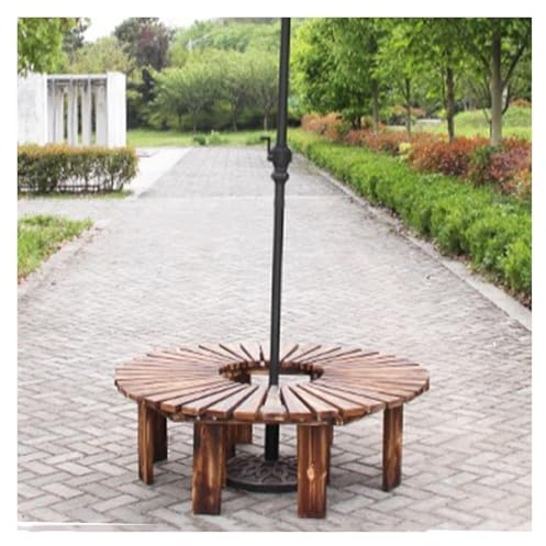 Genérico Banco De Árbol, Asiento Semicircular Envolvente For Exteriores, Ahorra Espacio En Patios, Piscinas, Jardines (Solo Incluye Bancos)