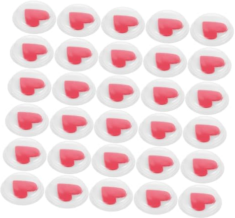 VILLFUL 480 Piezas Ojos Móviles Adhesivos Corazón para Manualidades DIY Pegatinas de Ojos Pequeños para Muñecos Animales de Crochet y Juguetes Infantiles
