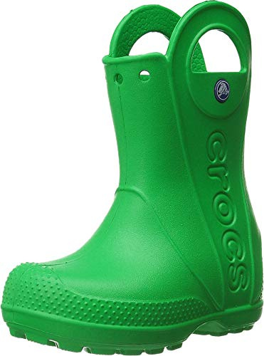 Crocs Unisex Kinder Handle It Rain Boot Kids Stiefel, Grass Green, 28/29 EU